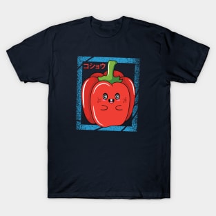 Kawaii Red Bell Pepper T-Shirt